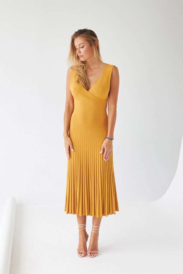 dress bianca mustard 6