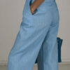 pants linen blue 2