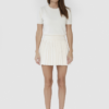 Pleated Mini Skirt VANILLA