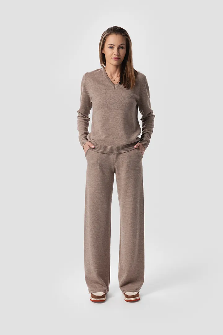 Spodnie z wełny merino