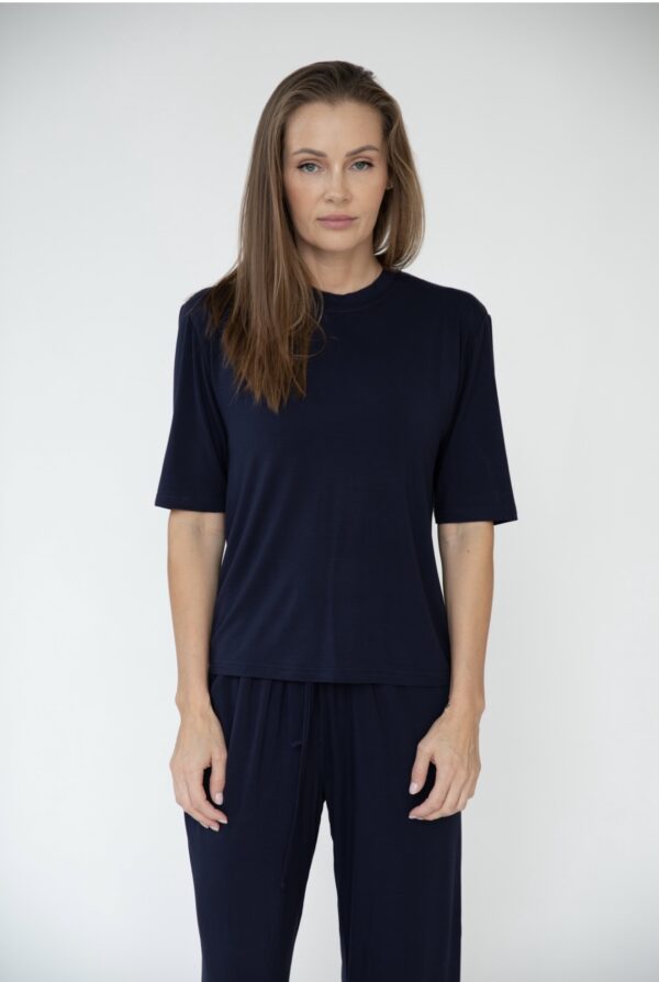 T-shirt BAMBOO granatowy