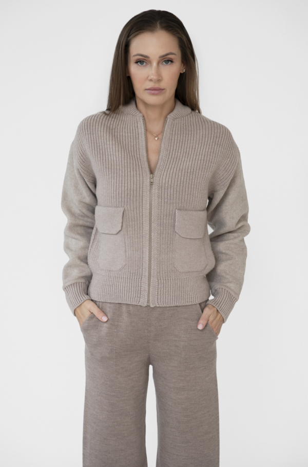 PREORDER CRAFT BOMBER - klasyczna bomberka z wełny merino